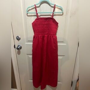 Red Midi Dress